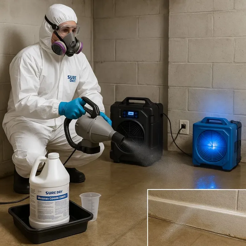 Sanitization and Odor Removal process in Pleasant Hill, PA