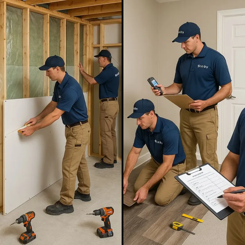 Repairs and Reconstruction process in Pleasant Hill, PA
